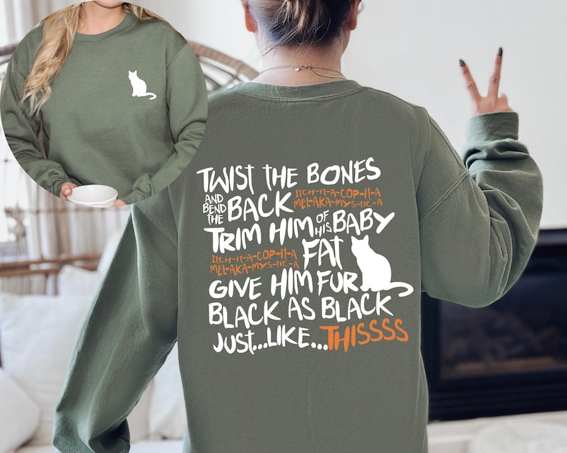 Halloween Cat Sweatshirt