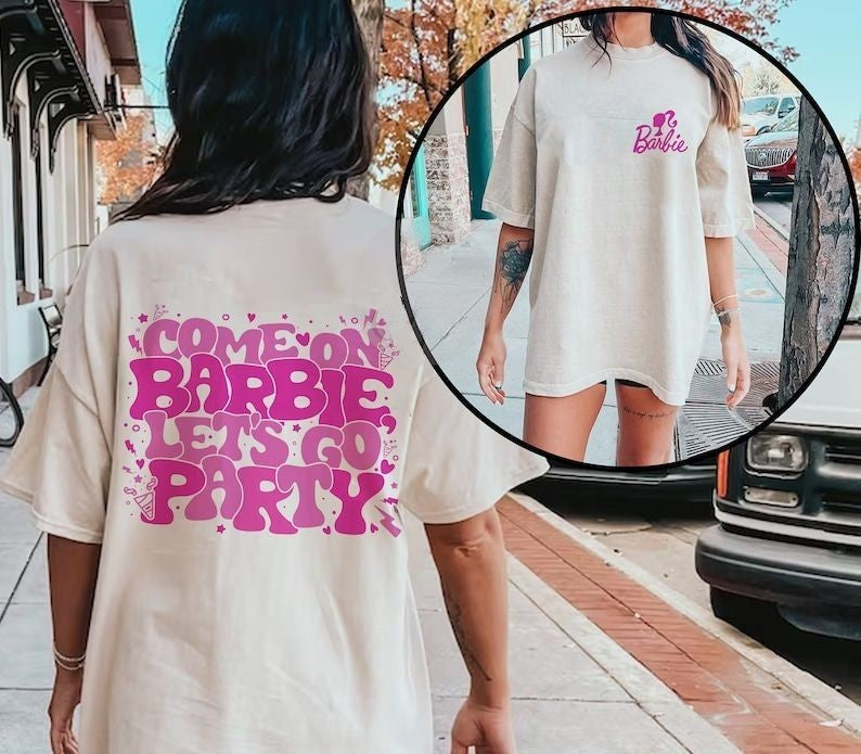Come On Barbie Let's Go Party Doll T-shirt