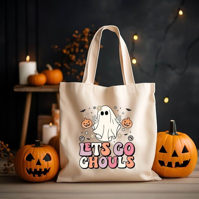Lets Go Ghouls Tote Bag