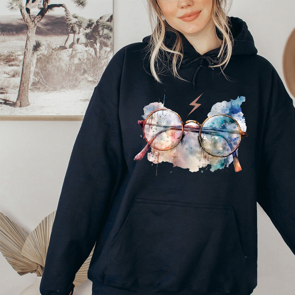 Wizard HP Glasses Magic Hoodie