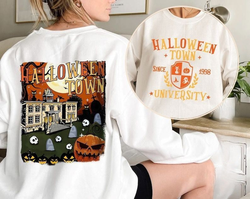 Halloween Town 1998 Print Sweatshirt