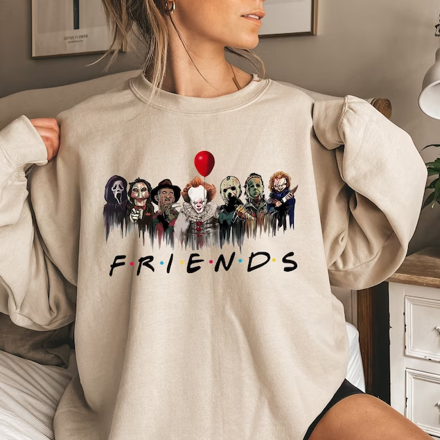 Horror Movie Characters Sweatshirt