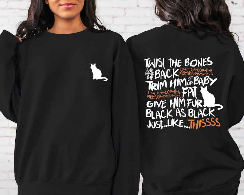 Halloween Cat Sweatshirt