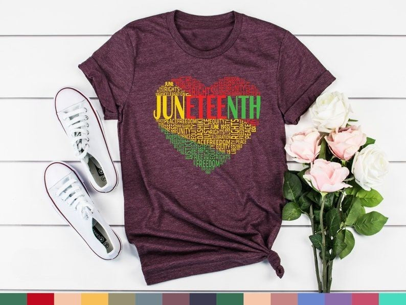 Juneteenth Definition Heart T-shirt