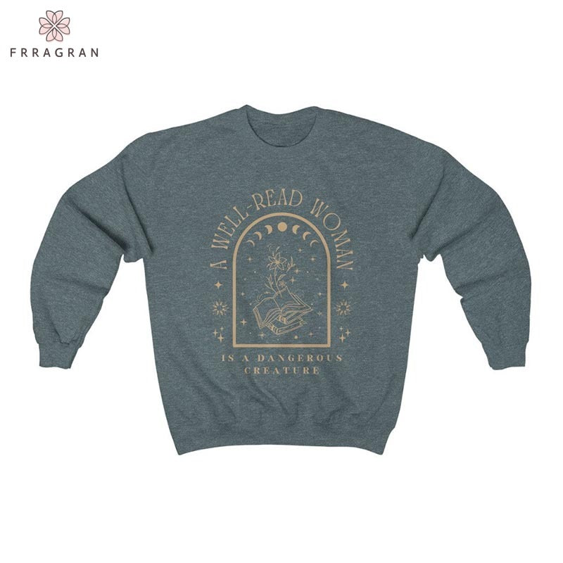 A Well Read Woman Bookish Sweatshirt