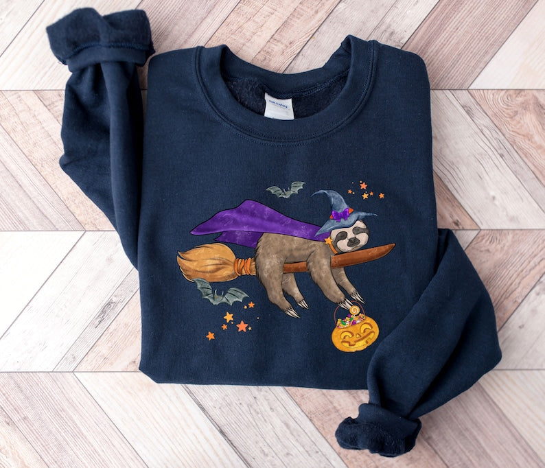 Halloween Sloth Sweatshirt