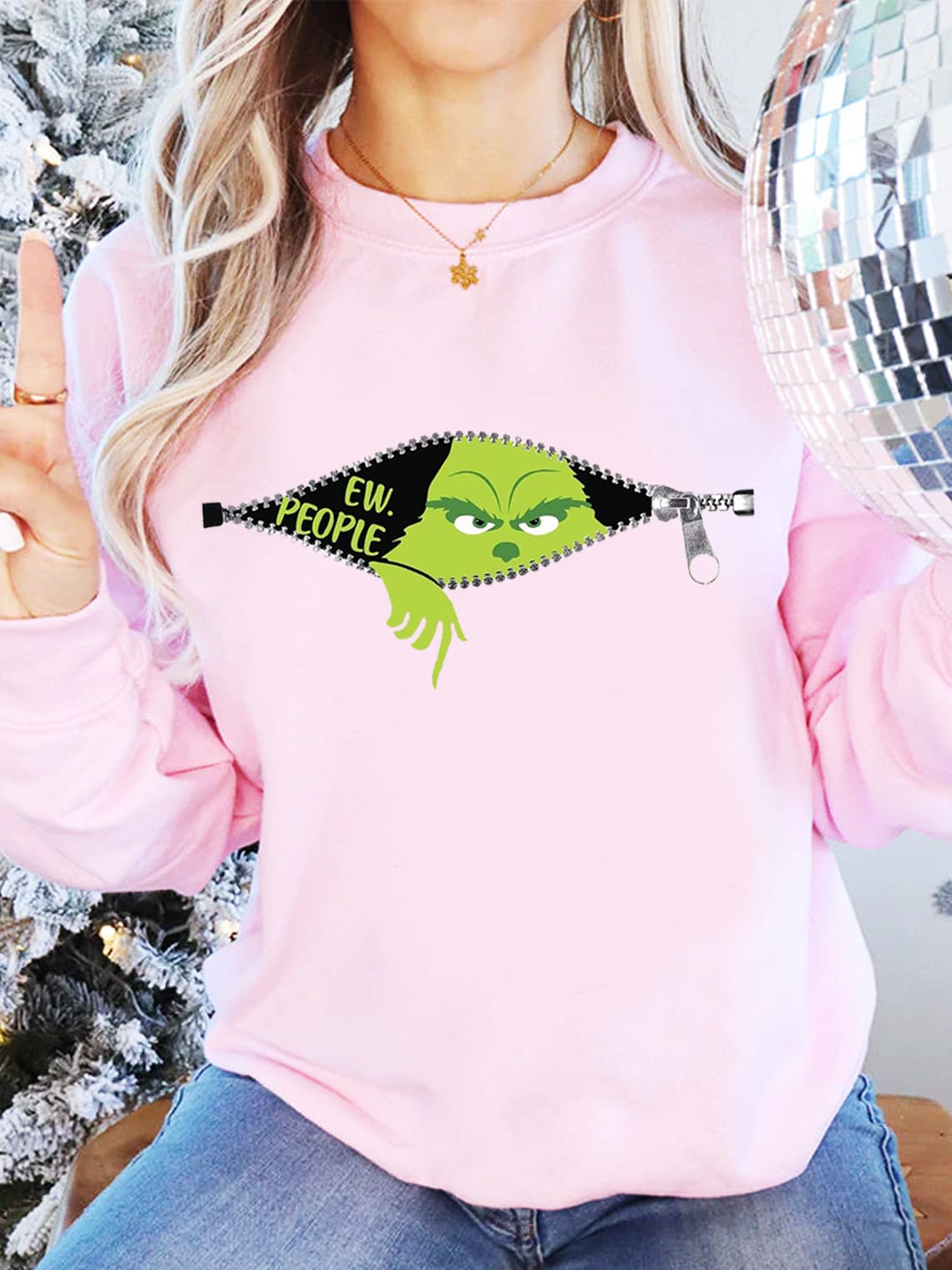 Christmas Funny Print Sweatshirt