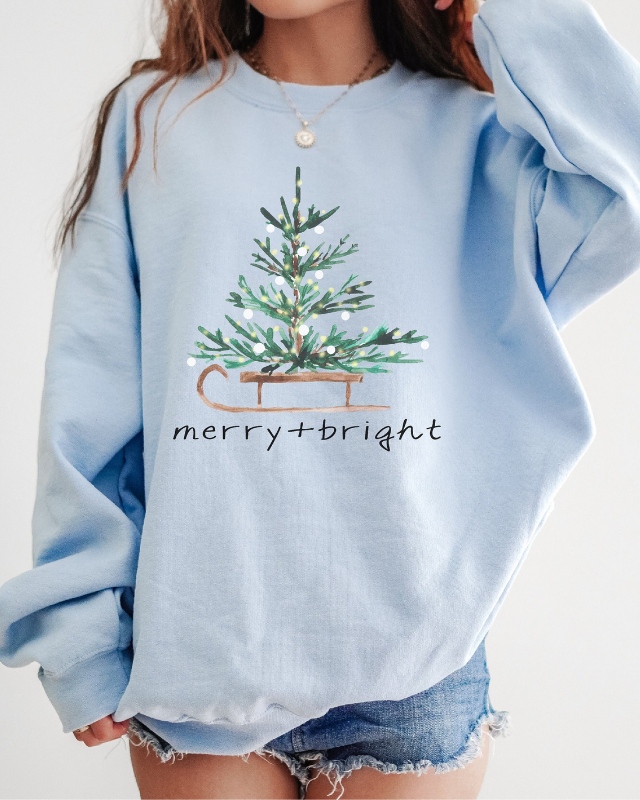 Christmas Sweatshirt for Women Bright Sweatshirt