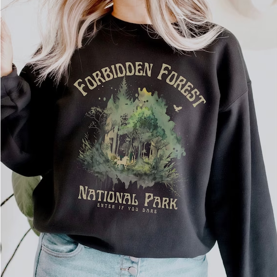 Forbidden Forest Wizard Sweatshirt National Park Sweatshirt