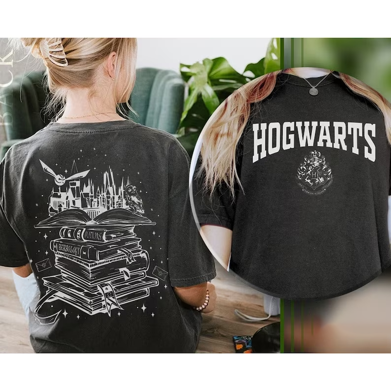 Hogwart Wizard Castle Book Shirt