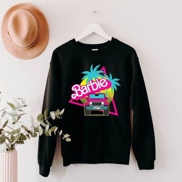Retro Jeep Barbie Sweatshirt