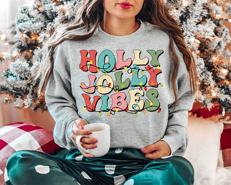 Christmas Holly Jolly Funny Sweatshirt