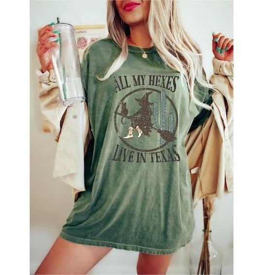 Halloween Retro All My Hexes T-shirt