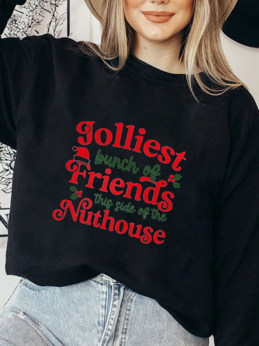 Jolliest Bunch Of Assholes Christmas Sweatshirt